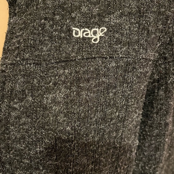 Orage Dark Grey Ski Softshell Jacket Full Zip Mock Neck, size Large - Picture 2 of 8